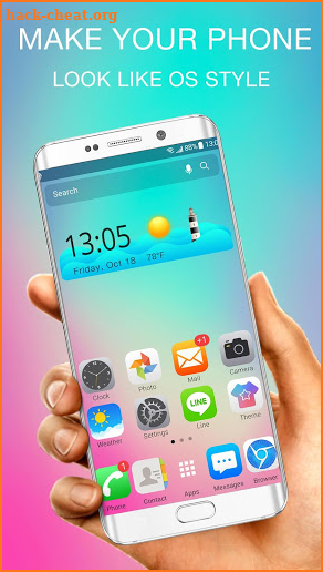 iLauncher OS10-Phone8 style screenshot