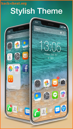 iLauncher OS13-Phone X style screenshot