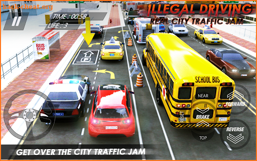 Illegal Driving Real City Traffic Jam screenshot