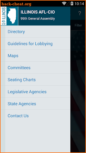 Illinois AFL-CIO Directory screenshot
