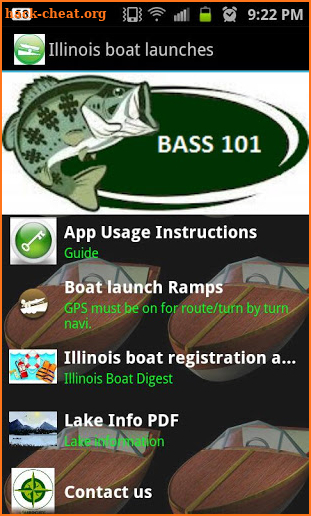 Illinois Boat ramps screenshot