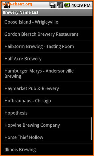 Illinois Brewery Finder: Phone screenshot