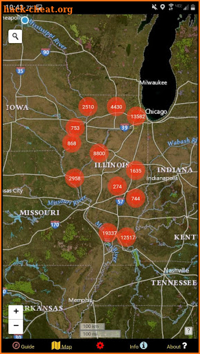 Illinois Mushroom Forager Map Morels Chanterelles screenshot