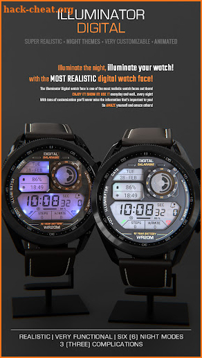 Illuminator Digital Watch face screenshot