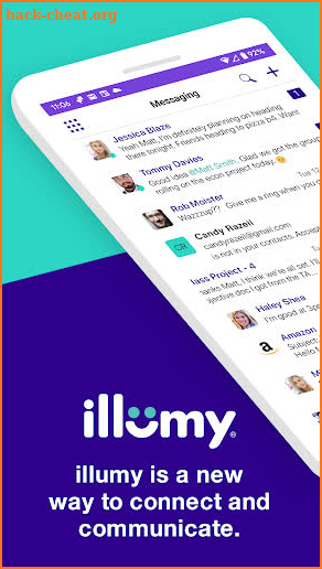 illumy: email + messaging screenshot