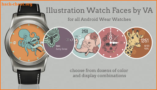 Illustration Watch Faces by VA screenshot