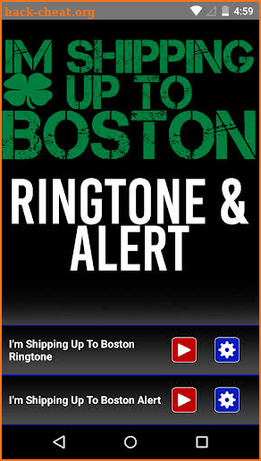 I'm Shipping Up to Boston Alrt screenshot