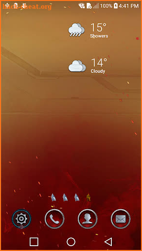 IM Silver Theme for Chronus Weather Icons screenshot