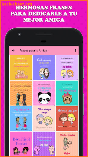 Imagenes de Amigas con Frases screenshot