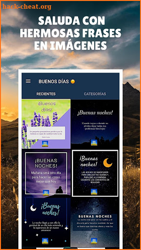 Imágenes de Buenos Días. Imágenes de Buenas Noches screenshot