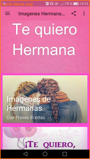 Imagenes de Hermanas con Frases Bonitas screenshot