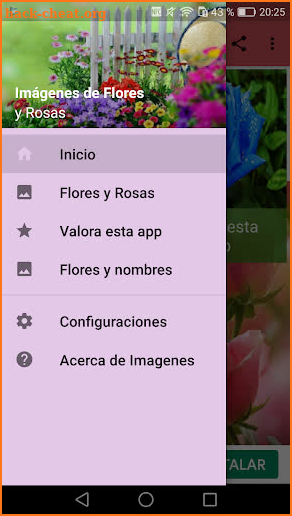 Images of Flowers and Roses screenshot