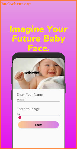 Imagine Your Future Baby Face screenshot