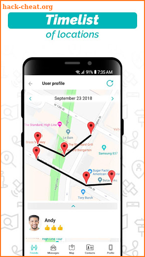 iMapp - find my friends, cell phone locator screenshot