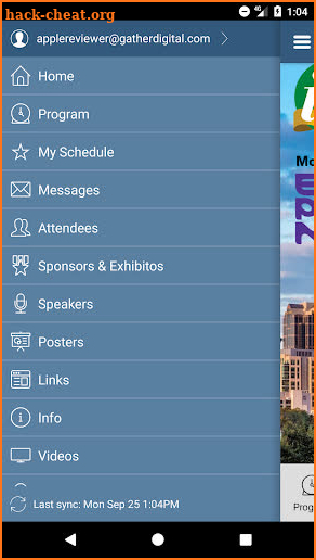 IMAPS Events screenshot
