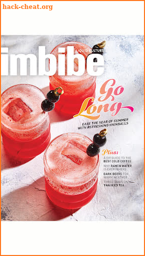 Imbibe Magazine screenshot