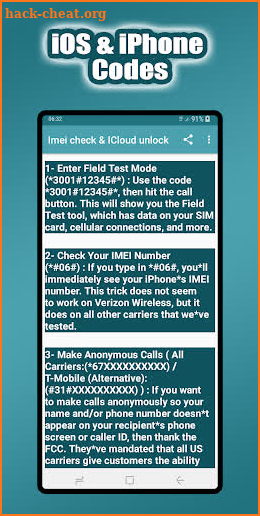 IMEI check & ICloud unlock screenshot