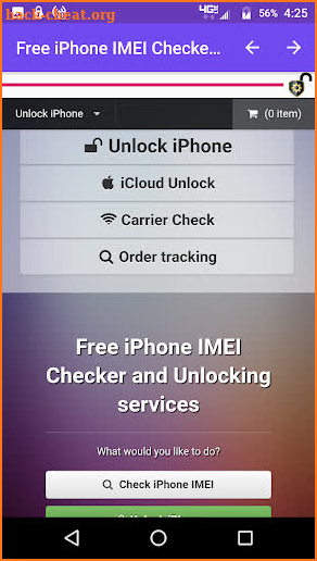 IMEI Unlocker screenshot
