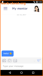 iMentor Conversations screenshot