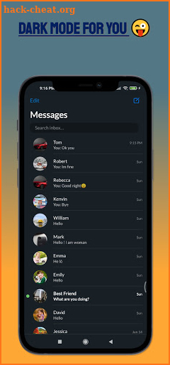 iMessage Make Color, Message Theme screenshot
