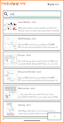 Immersive xkcd screenshot