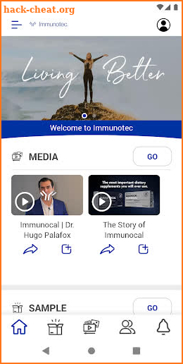 Immunotec screenshot