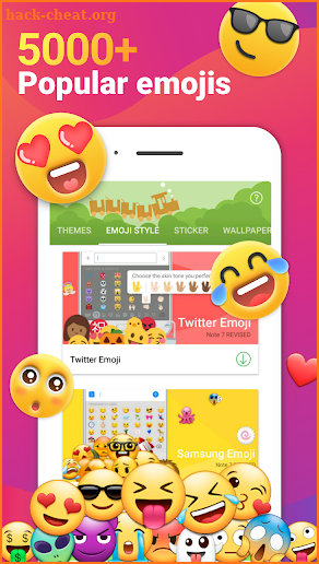 iMore Emoji Keyboard - Cool Font, Gif & 3D Themes screenshot