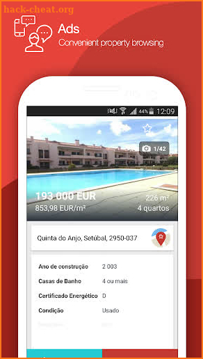 Imovirtual Real Estate Portal screenshot