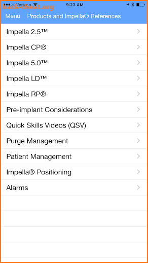 Impella App screenshot