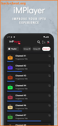 iMPlayer Mobile IPTV Player screenshot