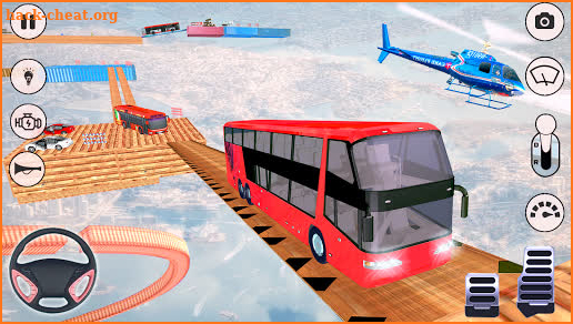 Impossible Bus Driving Sky Tracks - Bus  Games screenshot