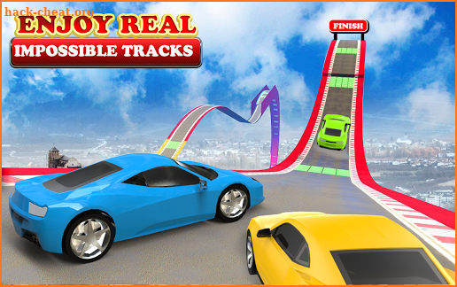 Impossible Car Racing Tracks Stunt 3D Game screenshot