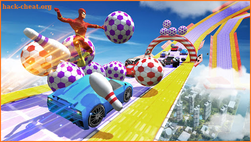 Impossible Mega Ramp Car Stunts Racing Drive screenshot