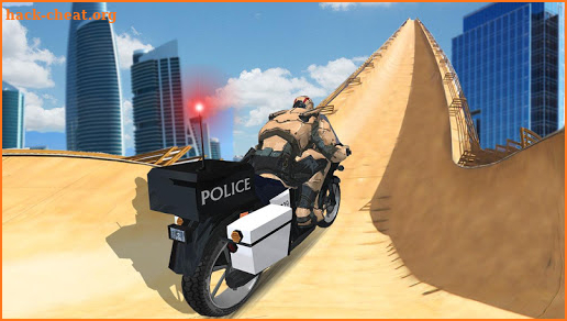 Impossible Mega Ramp Moto Bike Rider: Superhero 3D screenshot