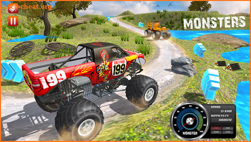 Impossible Monster Offroad Stunts Game 2019 screenshot