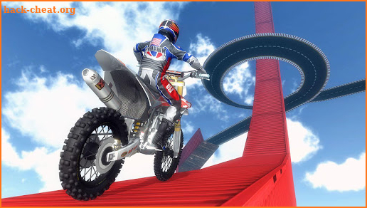 Impossible Ramp Moto Bike Tricky Stunts screenshot