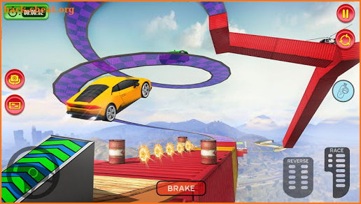 Impossible Sky Tracks - Crazy Car Diving Simulator screenshot