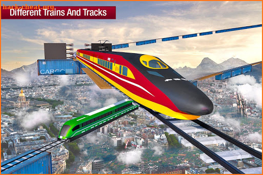 Impossible Train Tracks Simulation: Driving Train screenshot