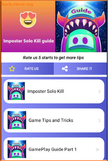 Imposter Solo Kill Tips screenshot