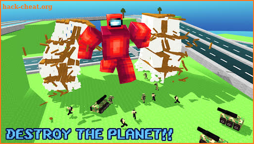 Impostor Titan: Blocky Planet screenshot