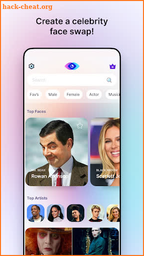 Impressions: Celebrity Face Swap Photos & Videos screenshot