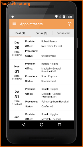 IMS Patient App screenshot
