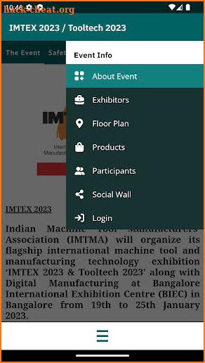 IMTEX 2023 screenshot