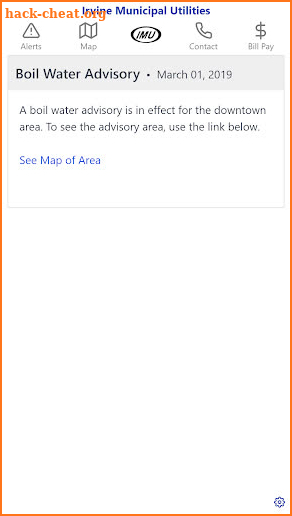 IMU Advisory - Irvine Municipal Utilities screenshot