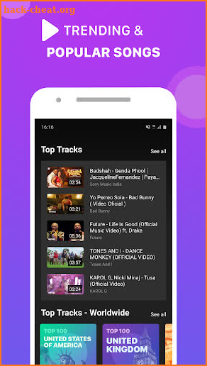 iMusic - Musi player & Free Music Stream screenshot