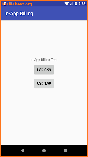 In-App Billing screenshot