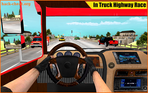 In Truck Driving Highway Race Simulator screenshot