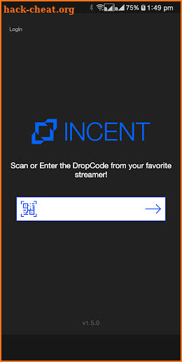 Incent screenshot