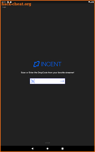 Incent screenshot