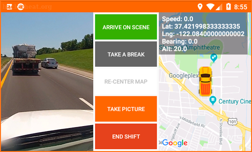 IncidentClear Driver App screenshot